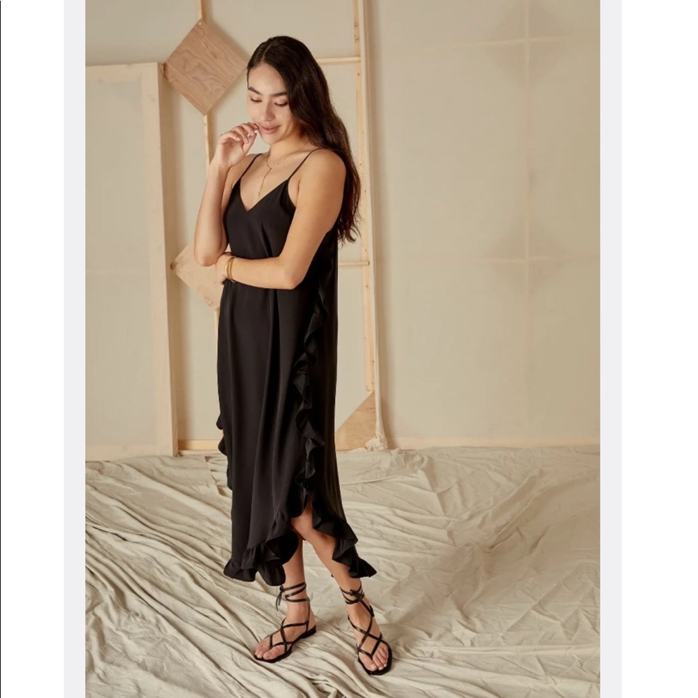 Joie Hayworth Midi Silk Dress